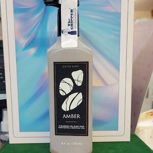 White Barn Amber Hand Soap 236ml New Pump Bottle
